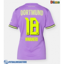 Fotballdrakt Dame Borussia Dortmund Ethan Nwaneri #18 Tredjedrakt 2026-27 Kortermet